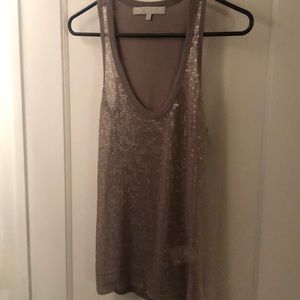 Sequin tank by Eryn Brinie